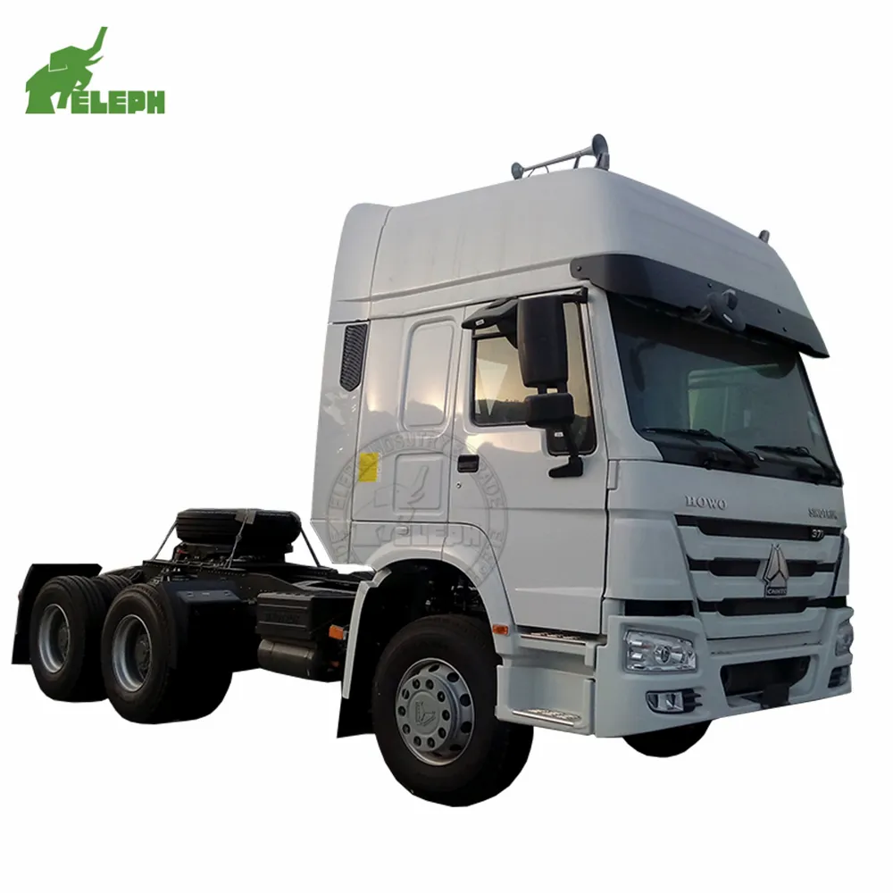 سينوتراك هوو الصينية 6x4 10 عجلات 371 420hp مقطورة شاحنة رئيس للبيع