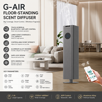 Diffuseur d'arômes commercial sans eau Crearoma 2026 1500ML en aluminium avec contrôle intelligent Bluetooth et Wi-Fi pour hôtels