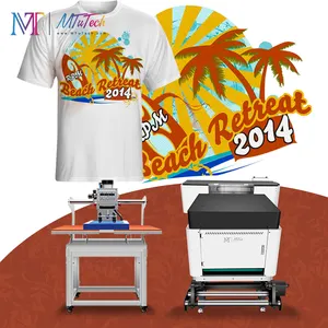 New Digital Printing Machine DTF Printer A1 i3200 60cm Commercial Dual Head DTF printer System for T shirt