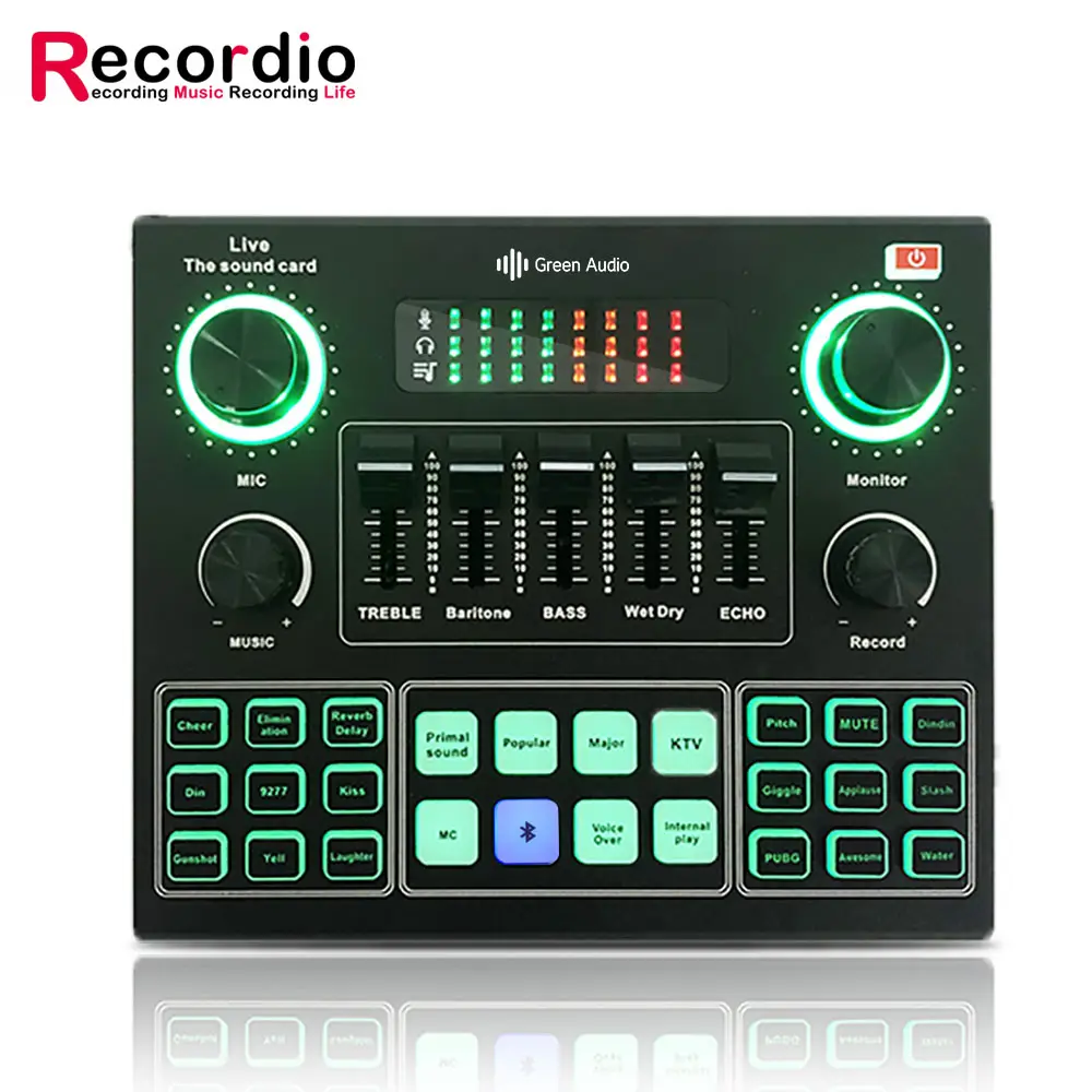 GAX-V9 Sound Card - Professional Live Broadcast Mic Quality