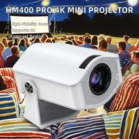 Projecteur intelligent mini LCD HM400 PRO Android 11 1080P 720P 4K Full HD 2 Go de RAM et Wi-Fi 130 lumens portable pour les entreprises et l'éducation
