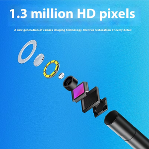 Nhà Máy Bán Hàng Trực Tiếp Mini <span class=keywords><strong>USB</strong></span> Máy Ảnh Nội Soi Hệ Thống Dòng Màu Đen 3-Trong-1 Không Thấm Nước IP68 Góc Rộng Cảm Biến CMOS H.265 Video - Product Image 4