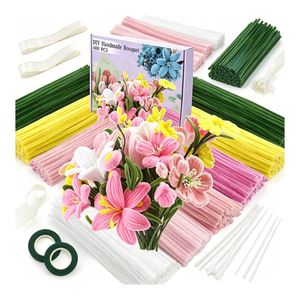 Set de Manualidades con Alambre de Chenilla para Proyectos Educativos Creativos y Hermosas Decoraciones de Flores con Alambre de Chenilla para la Escuela - Product Image 5