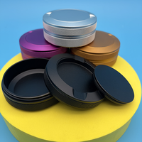 Boîte à snus en aluminium haut de gamme avec côtés moletés et couleur anodisée personnalisée