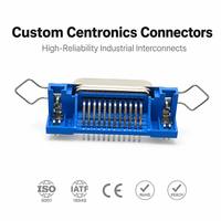 Connecteur femelle Centronics personnalisé DSUB-DB15-F-DIP-HT de marque XPB, 90 degrés, 3.9Z, quatre oreilles de fixation, haute fiabilité, industriel