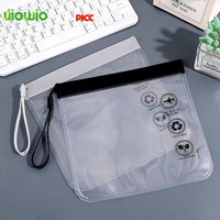 Sac de toilette transparent personnalisé UIOWIO, sac liquide imperméable pour la sécurité aéroportuaire, accessoires de voyage, sacs à maquillage pour femmes et hommes