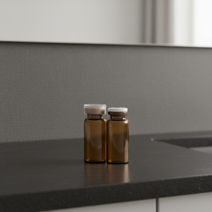 Wholesale Custom <b>Glass</b> Jar Vial <b>Container</b> Cosmetic Injection Bottle Vaccine 15ml Schering Bottles Screen Printing Easy Open End - Product Image 5