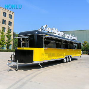 11m dài thực phẩm Trailer với nhà bếp cho Hoa Kỳ 36ft thực phẩm xe tải nhà hàng di động thực phẩm Xe tải cho doanh số bán hàng - Product Image 2