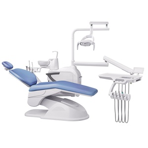 Fauteuil dentaire ergonomique avec réglage électrique et conception de contrôle des infections, unité dentaire de traitement à haute capacité de charge pour clinique - Product Image 5