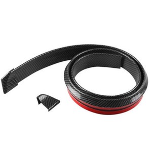 M4 sợi Carbon phong cách thể thao phía trước phía sau Spoiler phổ quát cơ thể <span class=keywords><strong>Splitter</strong></span> Bumper Lip váy cao su hóa trị cằm bảo vệ TRIM - Product Image 4