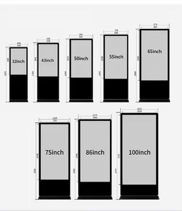 Oem ODM giá rẻ kỹ thuật số biển và hiển thị kiosk Totem <span class=keywords><strong>LCD</strong></span> màn hình cảm ứng trong nhà thông minh Wifi tầng đứng máy nghe nhạc quảng cáo - Product Image 6