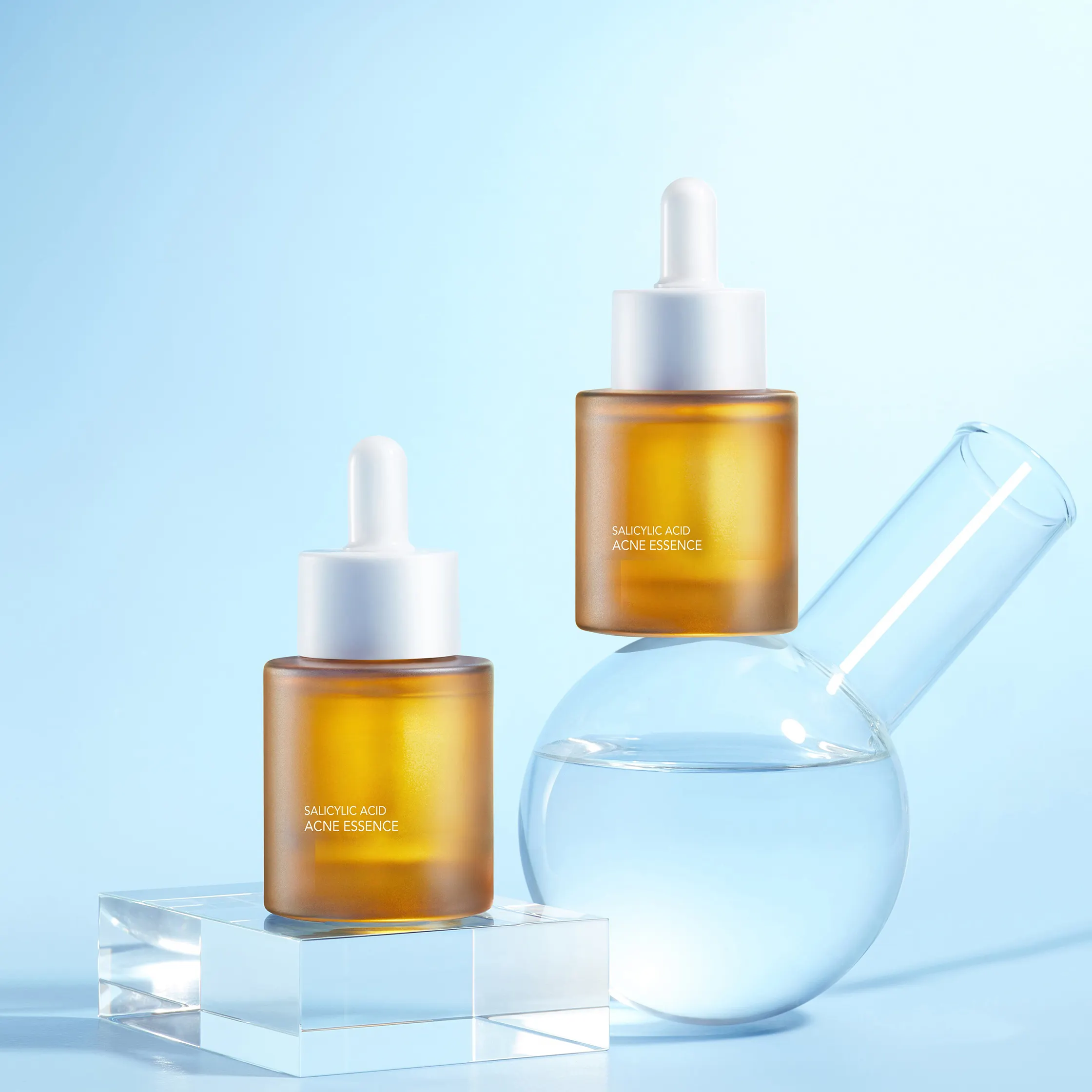 Aanpassen Logo Salicylzuur Anti-Acne Serum Reparatie Acne Marks Verminderen Acne Littekens Te Elimineren Roodheid Dicht Puistjes Krimpen Poriën