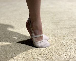 Scarpette da Danza Classica con Punta Aperta, Antiscivolo, Suola Divisa, per Adulti, Competizioni e Ginnastica - Product Image 3