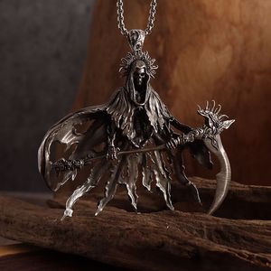 قلادة أجنحة عصرية على الطراز الأوروبي والأمريكي، سلسلة مطلية بالذهب من سبيكة الزنك بتصميم ريترو، قلادة هيب هوب للجنسين، إكسسوار هدية - Product Image 1