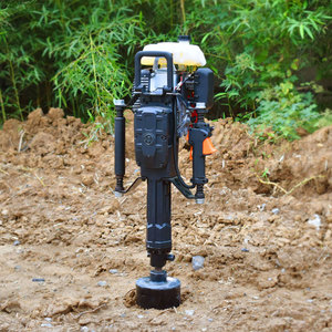 EVER STAR Pile driver portatif 52,7 cm³ Moteur 4 temps Haute efficacité pour panneaux solaires, clôtures agricoles, travaux de poteaux Compact et portable - Product Image 5
