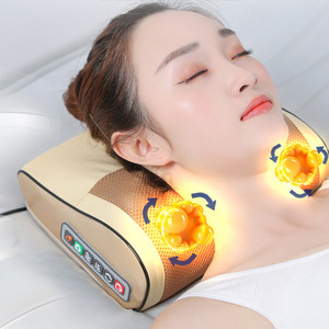 Massage Pillow Neck Kneading <b>Heating</b> <b>Usb</b> Powered Four Button Control Household Use - Product Image 3