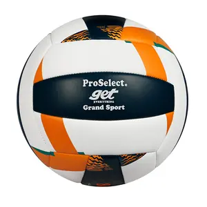 Oem Volleybal Officiële Maat 5 Aangepaste Beachvolleybalbal Pvc Leer Gelamineerd Volleybal