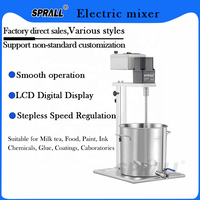 SPRALL Mélangeurs à Styles Variés, Agitateurs Manuels à Levage, Mélangeurs Électriques Suspendus, Machine à Mélanger Industrielle pour Liquides