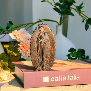 Piedra de energía curativa artesanal tallada en cristal de Jesús obsidiana dorada natural al por mayor para regalo de decoración - Product Image 6
