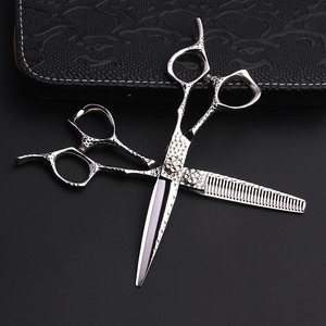 Professional Premium Japanese 440C Stainless Steel Hairdressing Barber Scissors Set Hair Cutting <b>Thinning</b> Shears for Salon Use - Product Image 2