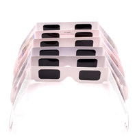 Lunettes de sécurité solaires personnalisées Baader Film pour éclipse, écologiques, jetables, en papier recyclé enduit aseptiquement, pour éclipse totale