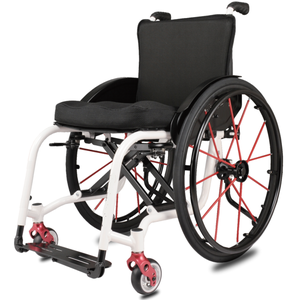 Silla de Ruedas Ligera y Plegable de Alta Gama con Liberación Rápida para Ocio y Deporte, con Núcleos Ajustables y Doble Amortiguación para Personas con Discapacidad - Product Image 1