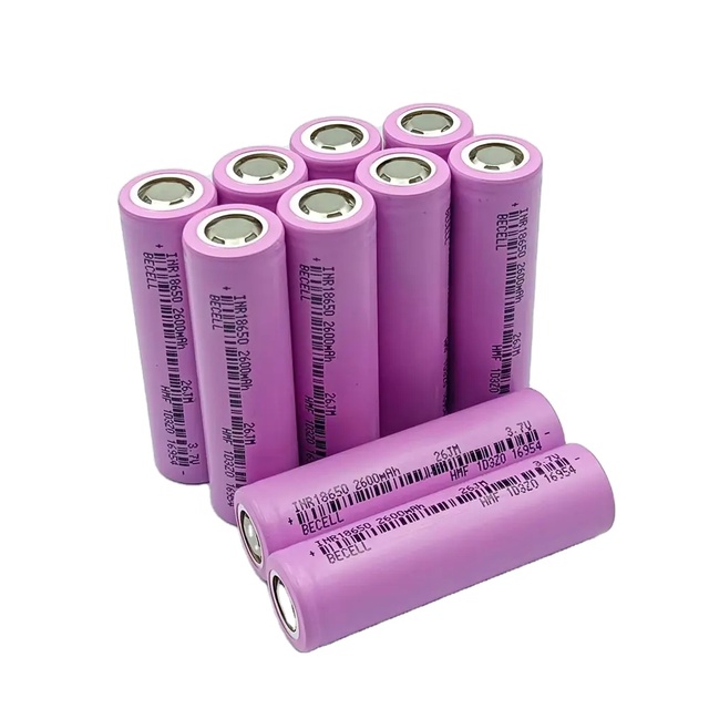 100% Original 18650ZM2 ZM2 Li Ion Battery Cell 2500mAh 5A Current 3.6V Lithium Ion Battery for Flashlight Torch Solar Lights
