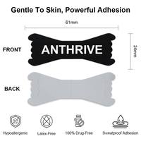 Bandelettes nasales Anthrive à faible MOQ, 30 pièces/sac, pour soulager la congestion nasale, améliorer le sommeil et la respiration, bandelettes nasales anti-ronflement