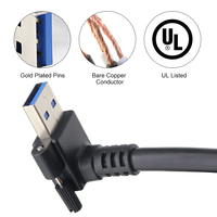 Cable convertidor adaptador USB 3,0 de 22 Pines de alta velocidad personalizable para dispositivos IOS impresora 2,5 unidades SATA disco duro externo