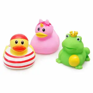 Gummi Ente Bad Spielzeug Baby Kunststoff Bad gelbe Ente Kneten genannt Puppe Sound Spot Großhandel