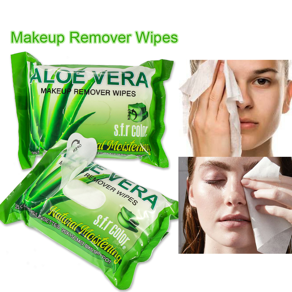 Customizable Makeup Remover Face Wipes - Hydrating Aloe Vera Wet Wipes