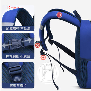 Cute Cartoon 3D Kindergarten <b>Backpack</b> For Boys Preschool 13 Inches Lightweight Neoprene <b>Waterproof</b> <b>School</b> Bag - Product Image 3