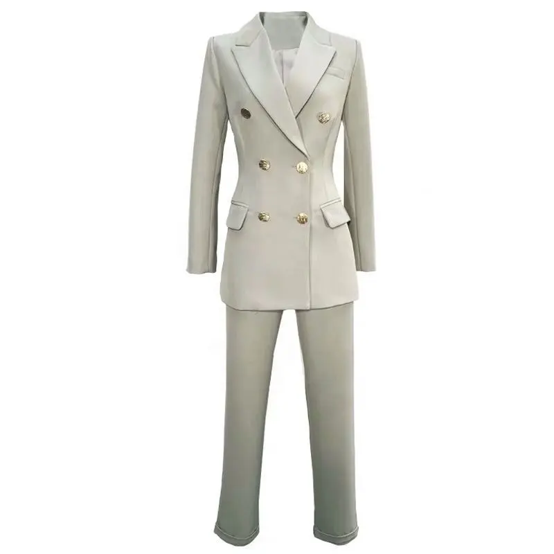 Nueva chaqueta de manga larga ajustada para mujer, blazer y chaquetas, traje pequeño para mujer