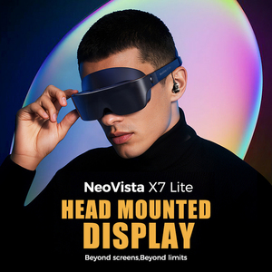Massageador HD 1080p Projeção Imersiva Cinema Privado 360 Realidade Virtual Display Montado na Cabeça Óculos Inteligentes 2D 3D 4K - Product Image 4