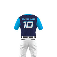 Ensembles de maillots et pantalons de baseball légers imprimés pour équipes, personnalisables avec logo, 100 % polyester, courts, respirants et à séchage rapide, vente en gros