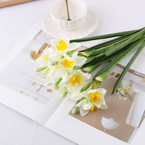 7 Ramos de peonía simulación de múltiples cabezas de flores buena calidad decoración del hogar al por mayor - Product Image 6