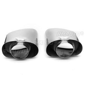 ปลายท่อไอเสียคู่โครเมียม สแตนเลส สำหรับ BMW X5 E70 ปี 2008 2009 2010 2011 2012 2013 อุปกรณ์ตกแต่งรถยนต์ - Product Image 4