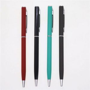 Stylo bille promotionnel classique en métal de haute qualité pour hôtel, personnalisable avec logo et couleur - Product Image 1
