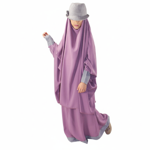 Abaya Moderne pour Filles Musulmanes, Grande Taille, Style Prière, Respirante, Légère en Polyester, pour Usage Quotidien et Ramadan - Product Image 2