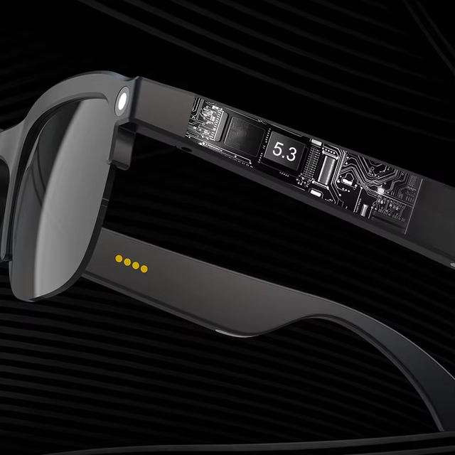 AG02 Smart AI Glasses 4K HD Camera with Blue Light Glasses Dual-mic Noise Cancellation 800W Anti-Shake Camera Glasses