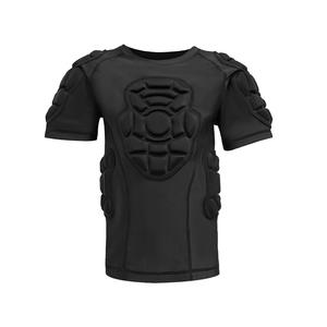 Atasan sepak bola anti-tabrakan, cepat kering, dan ketat, seragam latihan permainan rugby dan bola basket - Product Image 4