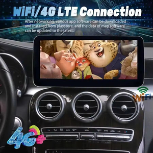 สำหรับรถเบนซ์ C Class GLC W205 NTG 5.0 ปี 2015-2019 หน้าจอแอนดรอยด์ วิทยุติดรถยนต์ รองรับ Carplay เครื่องเล่นมัลติมีเดีย วิดีโอ GPS ระบบนำทาง ชุดหัวหน้าจอ 4G - Product Image 3