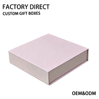 Boîte cadeau rigide en papier en forme de livre rose personnalisée avec couvercle magnétique, insert en EVA et estampage à chaud argenté – Fabrication usine