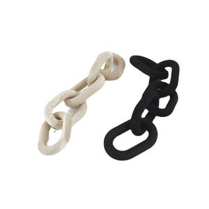 Moderno y Sencillo Mueble de <span class=keywords><strong>TV</strong></span> Colgante de Pared para Sala de Estar, Estilo Wabi-Sabi y Chino, Hecho a Mano con Cadena de Eslabones de Madera - Product Image 1