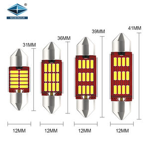 Lampe de voiture 31mm 36mm 39mm 41mm Festoon Canbus 4014 12SMD <span class=keywords><strong>C5W</strong></span> Lampe de lecture à LED Lampe dôme Lampe d'intérieur de voiture 12 Volts Blanc - Product Image 6