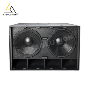 Subwoofer actif double de 18 pouces, haut-parleur de basses HDL20 5000W, système audio extérieur, subwoofers pour scène et concert - Product Image 1