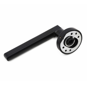 Gagang Pintu Tuas Modern Warna Hitam untuk Rumah, Grosir Pabrik, Penjualan Laris, Profil EU, Kunci Pintu Keamanan, Pemasangan Mudah - Product Image 2