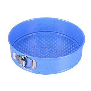 Juego de moldes redondos para pasteles, 3 piezas con hebillas, molde metálico para hornear, herramientas para hacer pasteles DIY - Product Image 3