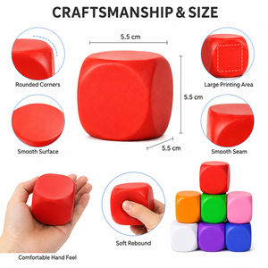 Custom Color Cube Stress Ball Soft PU Foam Square Squeeze <b>Toy</b> for Anxiety Relief Personalized <b>Desk</b> Fidget <b>Toy</b> Bulk Gift - Product Image 3