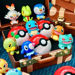 Authentique Boîte Mystère Pokémon Mini Aventure 30ème Anniversaire <span class=keywords><strong>Figurine</strong></span> Anime Pokémon de Démarrage Ornement de Bureau à Collectionner Cadeau - Product Image 1